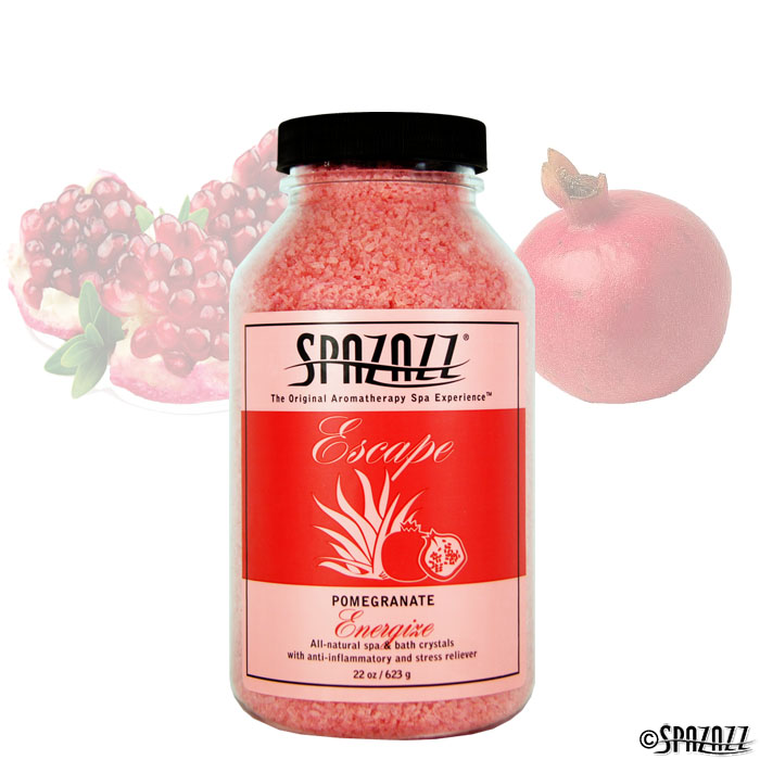 ESCAPE POMEGRANATE (ENERGIZE) AROMATHERAPY CRYSTALS 22OZ CONTAINER