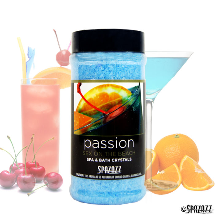 SET THE MOOD SEX ON THE BEACH (PASSION) CRYSTALS 17OZ CONTAINER
